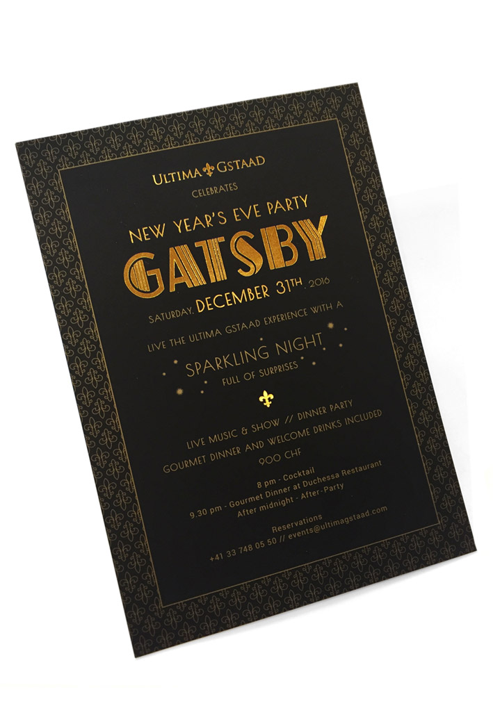 Ultima G-staad: Nouvel an 2016: Gatsby Party